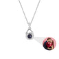 Valentine's Day Gift Photo Custom Projection Necklace Simple  Shaped Projection Necklace