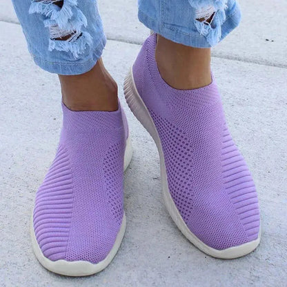 Women's Sneaker Slip On Women Sneakers Breather White Shoes Women Casual Sneaker Sports Shoes Comfortable Vulcanize Shoes Female NovaCart