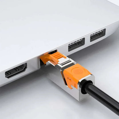 Clearance_RJ45 Cat8 Cat7 Cat6A Connectors Metal Tool Free Easy Termination Plug 2000MHz 40G LAN Cable 22AWG - 24AWG Reusable Eth Pi-Mart