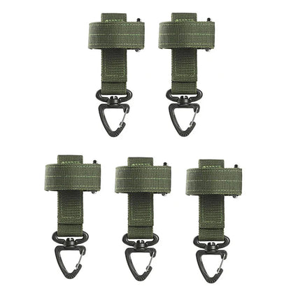 Multi-purpose Nylon Gloves Hook Work Gloves Safety Clip Outdoor Tactical Climbing Rope Camping Hanging Buck Outdoor Camping Pi-Mart