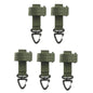 Multi-purpose Nylon Gloves Hook Work Gloves Safety Clip Outdoor Tactical Climbing Rope Camping Hanging Buck Outdoor Camping Pi-Mart