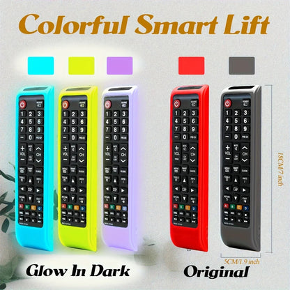 Silicone Remote Case For Samsung TV Controller, Remote Cover For BN59-01199F Samsung Remote Control, Smart TV Remote Skin Sleeve Pi-Mart