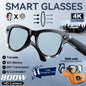 2026 New 32G Memory 800W 4K Camera Smart Glasses Men Photos&Videos 3600mAh Power Bank 120+Languages Translation AI Glasses Women NovaCart