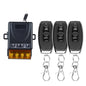 433Mhz Wireless Remote Control Switch AC 110V 220V 10A Relay 1CH Receiver Controller and 2botton RF 433 Mhz Transmitter Pi-Mart
