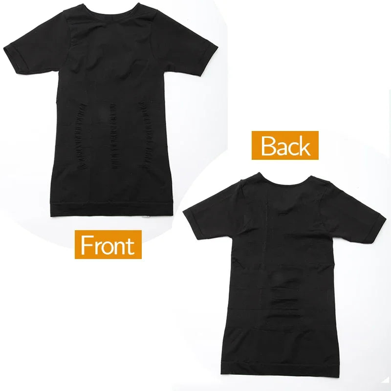 Men Weight Loss Shapewear T-Shirt Body Shaper Slimming Compression Shirts Gynecomastia Undershirt Waist Trainer Muscle Tank Tops NovaCart