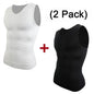 Men's Body Shaper Slimming Shirt V Neck Tummy Vest Compression Base Layer Slim Muscle Tank Top Shapewear NovaCart