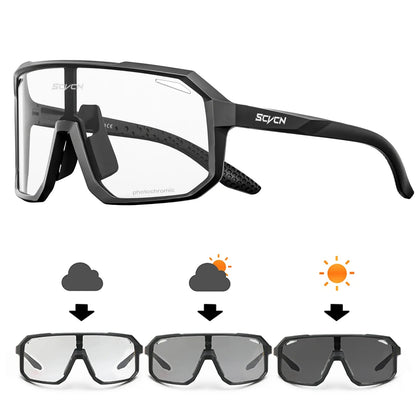 SCVCN New Cycling Glasses Bike Sunglasses Men UV400 Eyewear Outdoor Sports MTB Goggles Bicycle Women Riding Hiking Sunglasses Pi-Mart