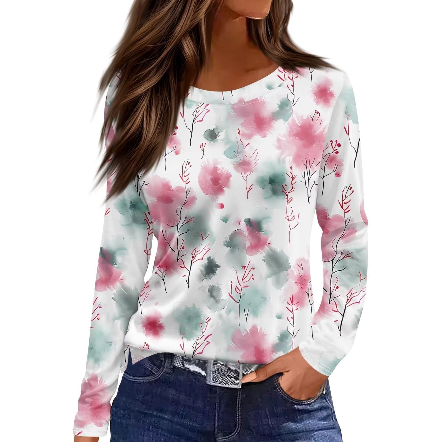 Vintage Floral Mesh Blouse – 9 Styles, S–XXXL FitiqueFit