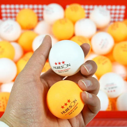 10 PCS Huieson New ABS Plastic Table Tennis Balls 3 Star 2.8g 40+mm Ping Pong Balls for Match Training Balls Pi-Mart