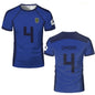 Anime Japanese Blue Lock Isagi Yoichi Football Jersey T-shirt Cosplay Hyoma Chigiri Meguru Bachira Tee Original Children Clothes NovaCart