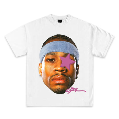 Pop Culture Vintage Graphic T-Shirt Collection American Rap Basketball Streetwear Hip-Hop Y2K Premium Qua Men Clothing Short NovaCart