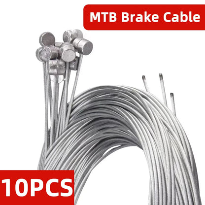 1/5/10PCS 2M MTB Bicycle Brake Line Bicycle Speed Line Fixed Gear Shifter Gear Brake Cable Set Core Inner Wire for MTB Road Bike Pi-Mart