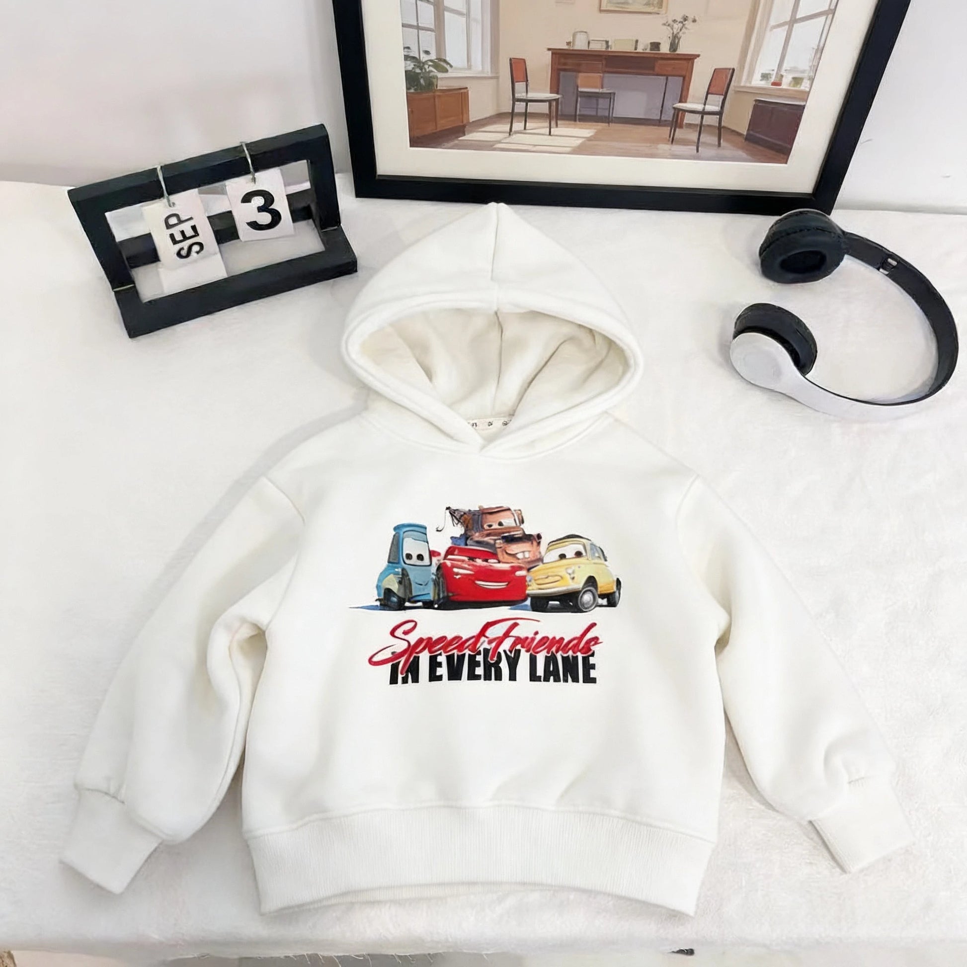 Hoodies For Kids Clothing Spring New Style Cartoon Car Fashion Sweatshirts Tops Hooded Long Sleeved Children's Costume Hoodie NovaCart
