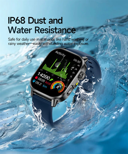 2026 New Model Uric Acid & Lipid Health Analysis Smart Watch Men ECG+PPG Bluetooth Call 2.01-inch Flashlight Smartwatch Women NovaCart
