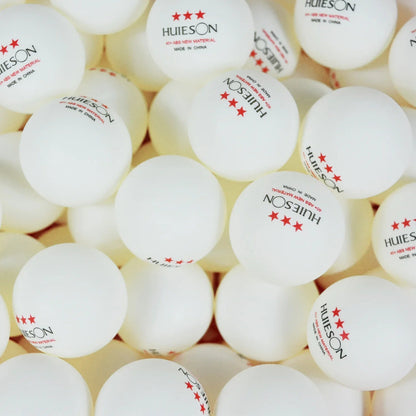 10 PCS Huieson New ABS Plastic Table Tennis Balls 3 Star 2.8g 40+mm Ping Pong Balls for Match Training Balls Pi-Mart