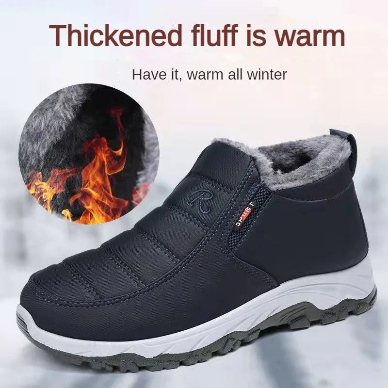 Men's Shoes Autumn Winter Casual Cotton Warm Wear Resistant Chunky Sole Affordable Free Shipping NovaCart