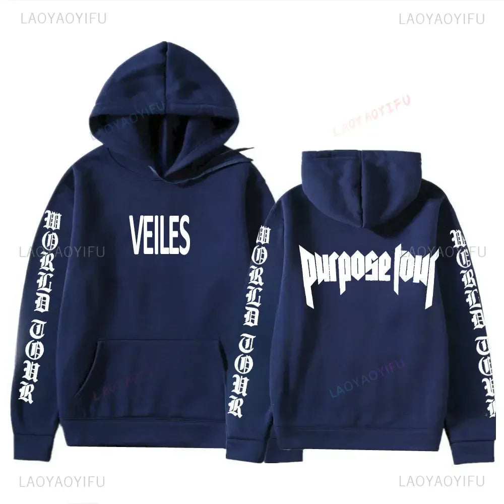 Hoodies Men Justin Bieber Purpose Tour fashion Print Hip Hop Streetwear Fleece Warm Hoody Men Women Pullover Hoodie Sweatshirt NovaCart