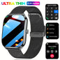 2026 New Smartwatch 1.96 inch Ultra-thin Bluetooth Call Health Monitor IP68 Waterproof 100 Sport Smart Bracelet For  Android iOS NovaCart
