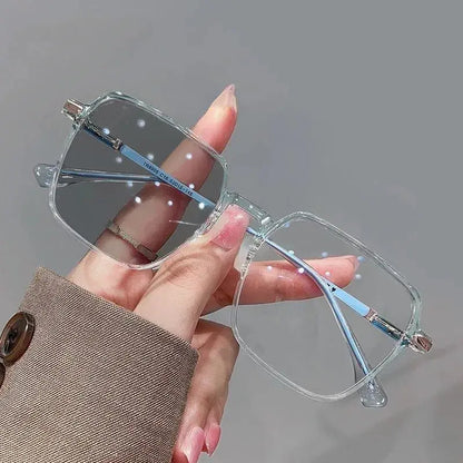 Photochromic Anti Radiation Glasses Metal Eyeglass For Woman Men NovaCart