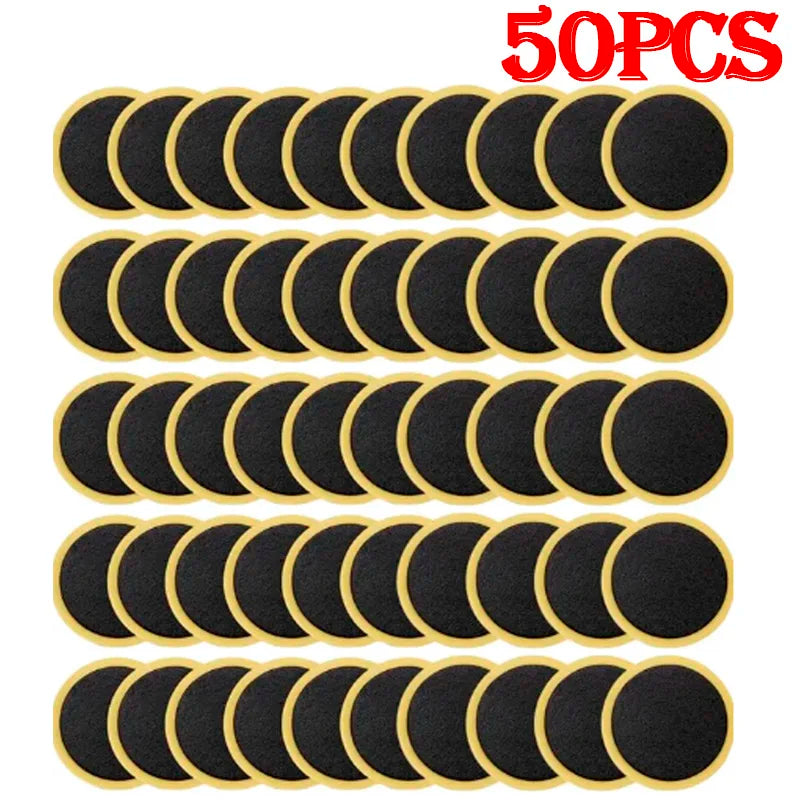 Glue-free Bicycle Tire Patches Kit Quick Repair Adhesive Quick Drying Tyre Protection Patch for Bike Repair Accessories Pi-Mart