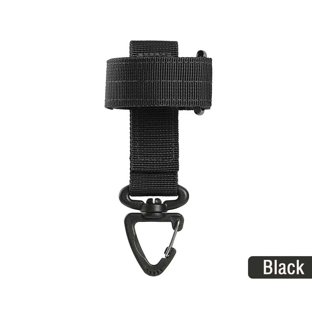 Multi-purpose Nylon Gloves Hook Work Gloves Safety Clip Outdoor Tactical Climbing Rope Camping Hanging Buck Outdoor Camping Pi-Mart