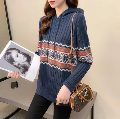Hoodies Sweatshirt For Women Baggy Sweater Long Sleeve Korean Fashion High Quality Coat Emo Loose Ethnic Style Woman Hooded Tops NovaCart