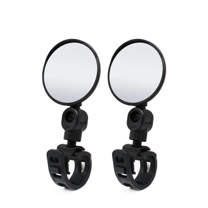 1/2PCS Bicycle Rearview Mirror 360 Degree Adjustable Rotatable Universal Cycling Handlebar Rear View Mirrors for MTB Road Bike Pi-Mart