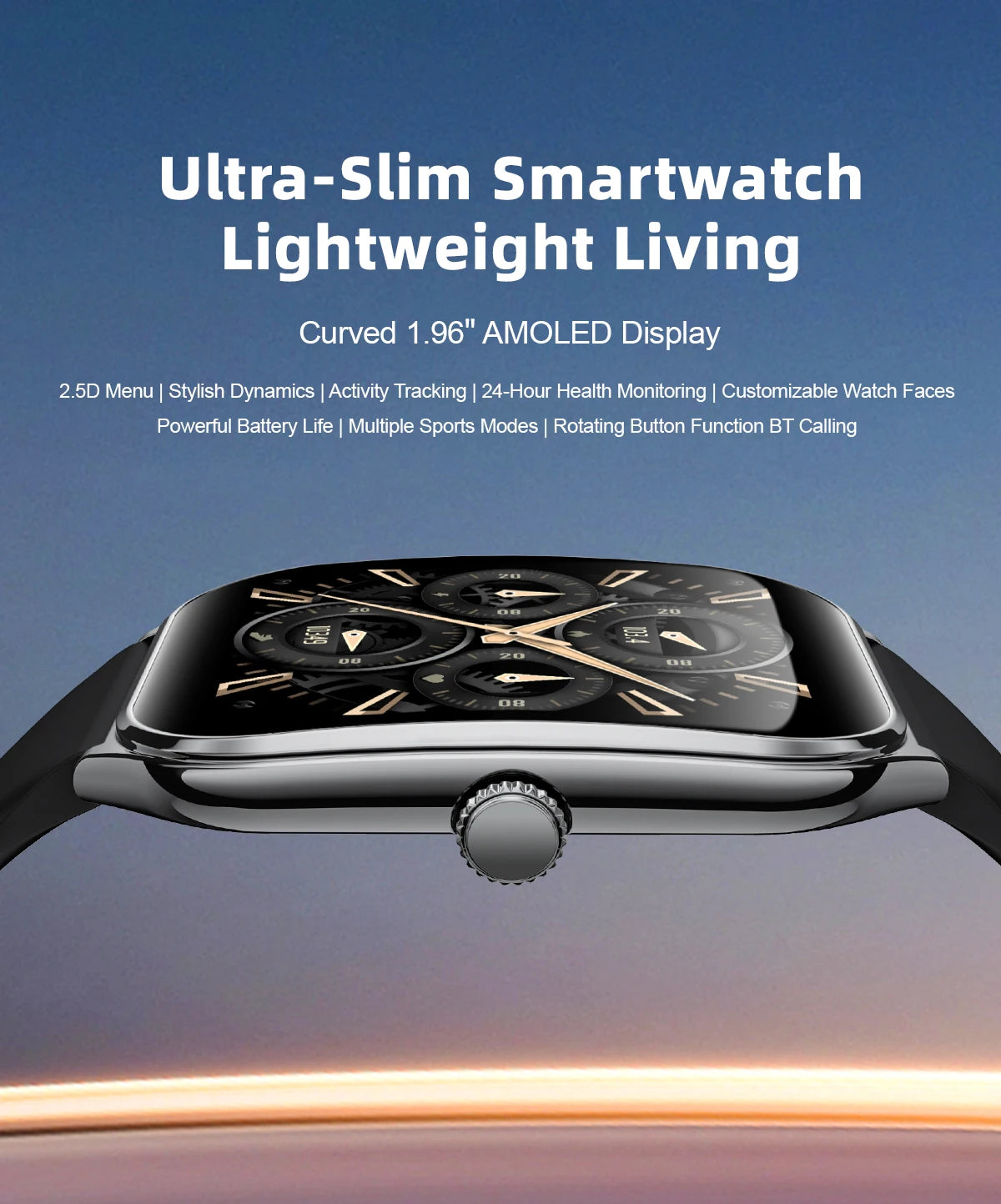 2026 New Smartwatch 1.96 inch Ultra-thin Bluetooth Call Health Monitor IP68 Waterproof 100 Sport Smart Bracelet For  Android iOS NovaCart
