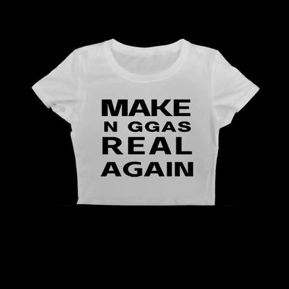 Gothic Hip Hop Sexy Women's Short Sleeve T-Shirt Harajuku Punk Letter Print Casual Crop Top Chic Y2K Retro Emo Girls Streetwear NovaCart