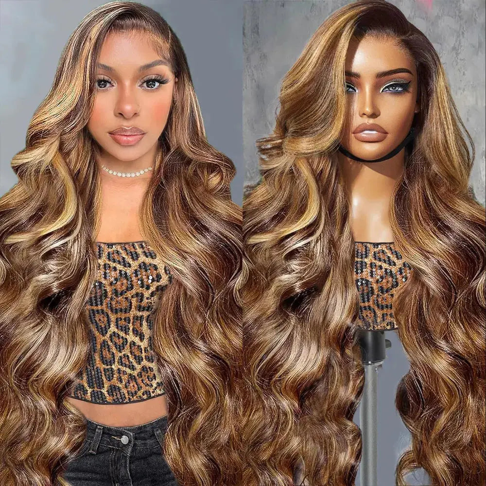 Highlight Wigs Colored Straight Lace Front Human Hair Wigs For Women Honey Blonde Straight 13x4 Hd Lace Frontal Wigs Human Hair NovaCart