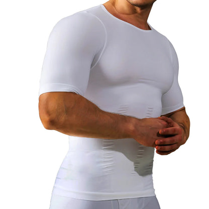 Men's Slimming Body Shapewear Posture Vest Tummy Abdomen Trimmer Compression Body Modeling Fat Burning Chest Tummy Shirts Corset NovaCart