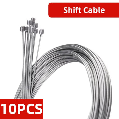 1/5/10PCS 2M MTB Bicycle Brake Line Bicycle Speed Line Fixed Gear Shifter Gear Brake Cable Set Core Inner Wire for MTB Road Bike Pi-Mart