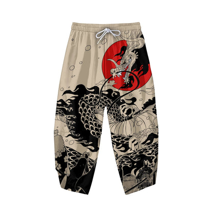🐉 Summer Japanese Style Anime Dragon Print Haori Yukata FitiqueFit