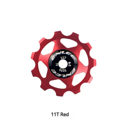 ENLEE Bike Aluminum Alloy Guide Wheel Pulley Rear Derailleur 11T 13T Guide MTB Ceramic Bearing Jockey Wheel For 4/5/6MM Pi-Mart