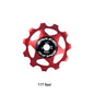 ENLEE Bike Aluminum Alloy Guide Wheel Pulley Rear Derailleur 11T 13T Guide MTB Ceramic Bearing Jockey Wheel For 4/5/6MM Pi-Mart