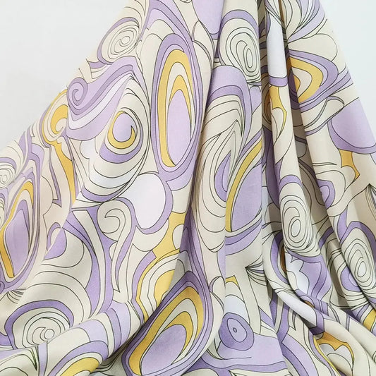 1 meter X 1.4 meter Geometric Patchwork Dress Fabric Soft Viscose Material NovaCart