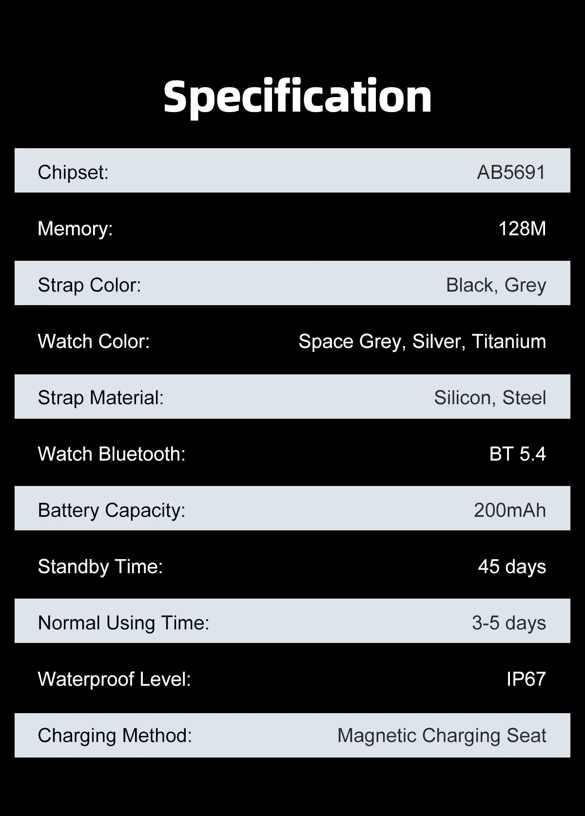 2026 New Smartwatch 1.96 inch Ultra-thin Bluetooth Call Health Monitor IP68 Waterproof 100 Sport Smart Bracelet For  Android iOS NovaCart