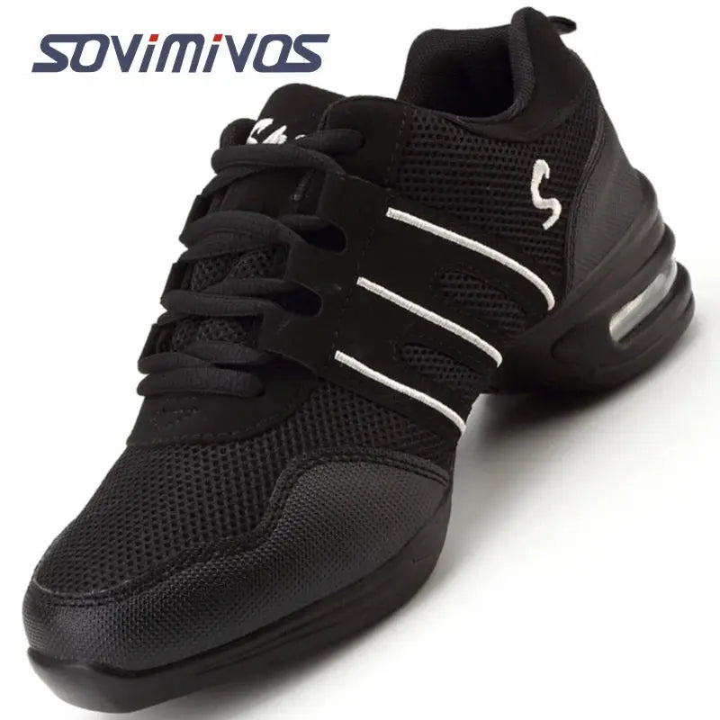 Women's Dance Shoes Soft Outsole Woman Breath Jazz Hip Hop Shoes Sports Sneakers Ladies Girl's Modern Jazz Dancing Shoes for Men NovaCart