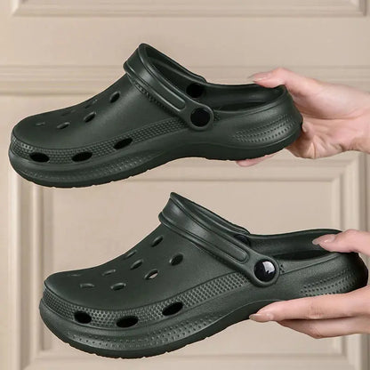 Summer Men Clogs Sandals Men's and Women's Leisure Slippers Beach Slides Home Garden Shoes Outdoor Sandals Plus Size 46 47 48 NovaCart