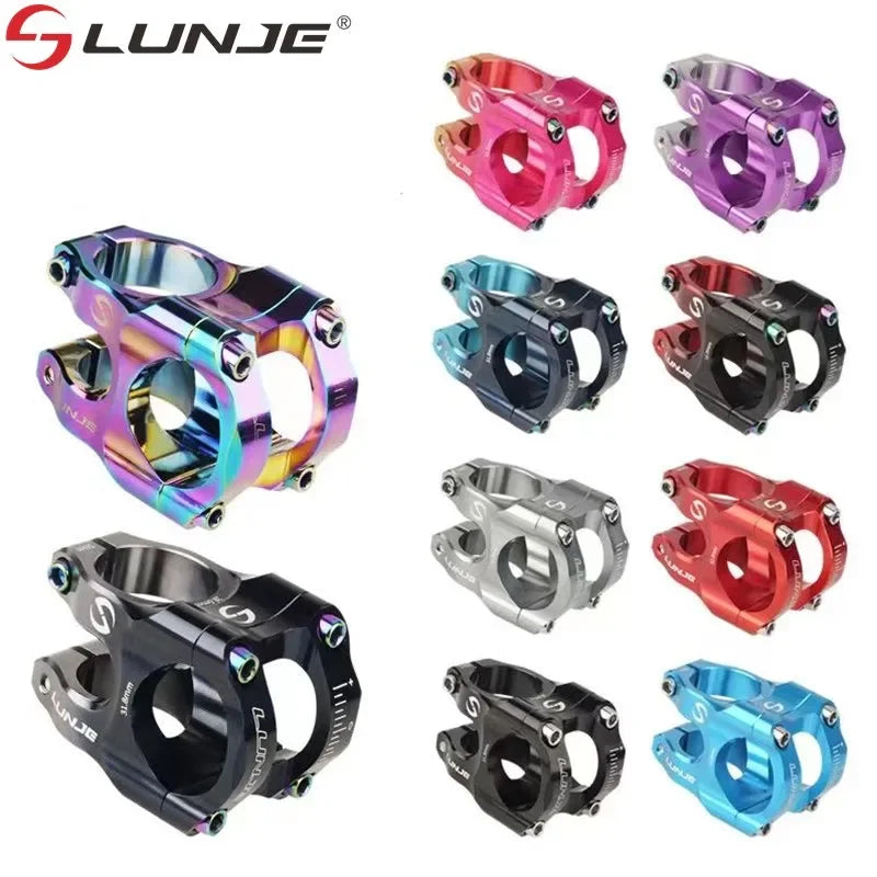 MTB Road Bike Stem CNC Mountain Bicycle Bridge Short Power 31.8mm High Strength Climbing Riser Pi-Mart