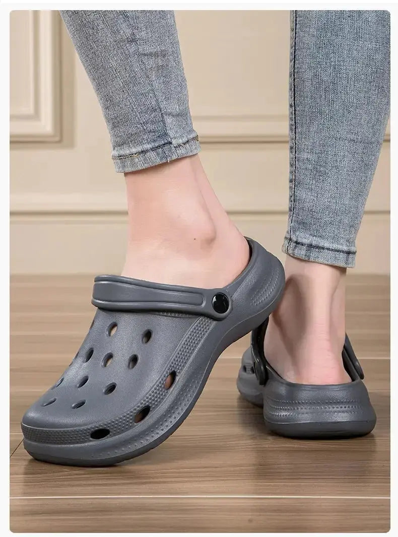 Summer Men Clogs Sandals Men's and Women's Leisure Slippers Beach Slides Home Garden Shoes Outdoor Sandals Plus Size 46 47 48 NovaCart