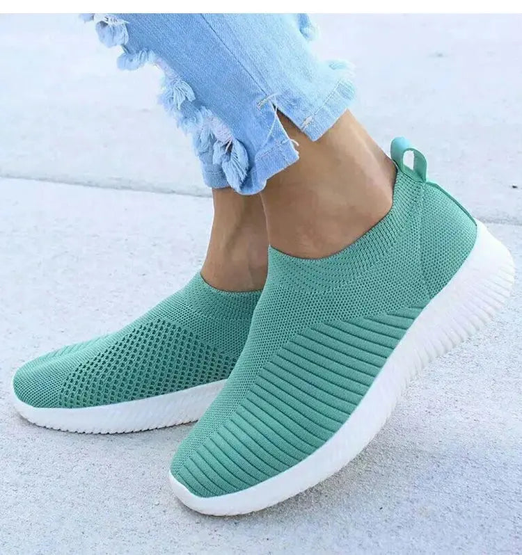 Women's Sneaker Slip On Women Sneakers Breather White Shoes Women Casual Sneaker Sports Shoes Comfortable Vulcanize Shoes Female NovaCart