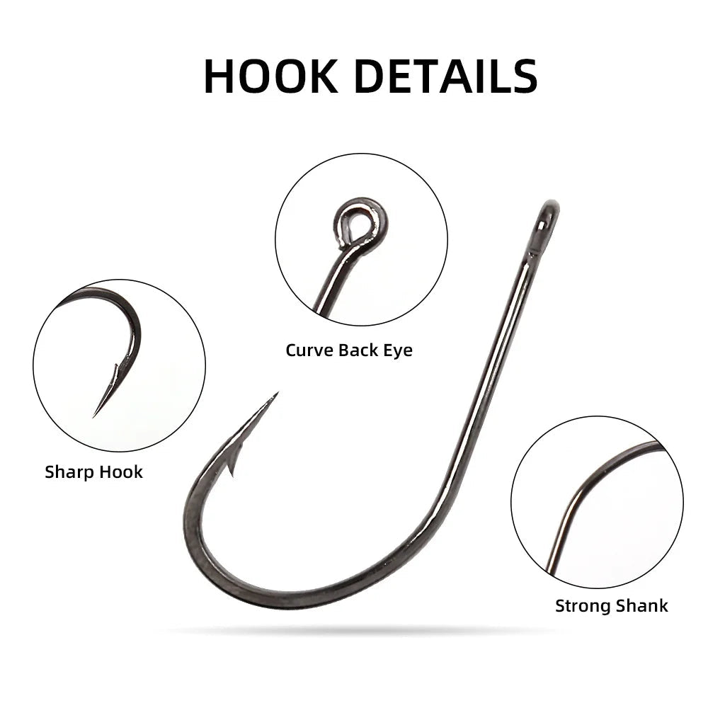 Bionic Rubber Maggot Fishing Bait Set Hooks Luminous Grub Lures Bass Trout Crappie Bluegill Ideal Freshwater Lake River Fishing Pi-Mart