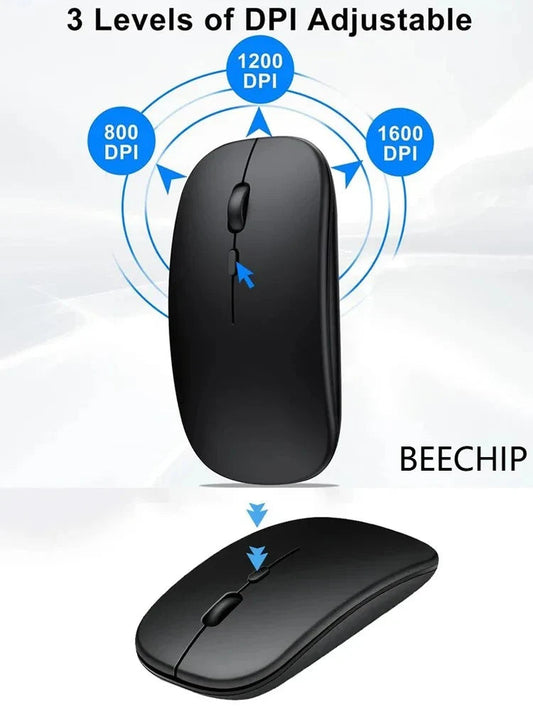 Silent Bluetooth Mouse Marcaron Computer Laptop Optical Mouse Wireless for iPad Samsung Xiaomi Lenovo Tablet Universal Mice Pi-Mart