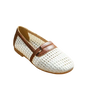 Women‘s Woven Sandals Flat Summer Breathable Mesh Openwork Shoes Square Toe Mary Jane Comfortable Slip On Ballet Sandals Female NovaCart