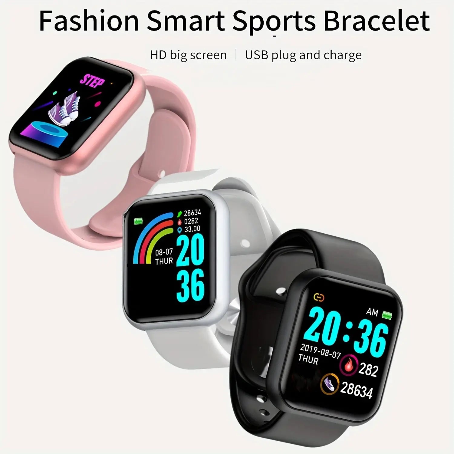 Multifunctional Smart Watch Men Women Bluetooth Connected Phone Music Player Fitness Sport Bracelet Sleep Monitor D13 Smartwatch NovaCart