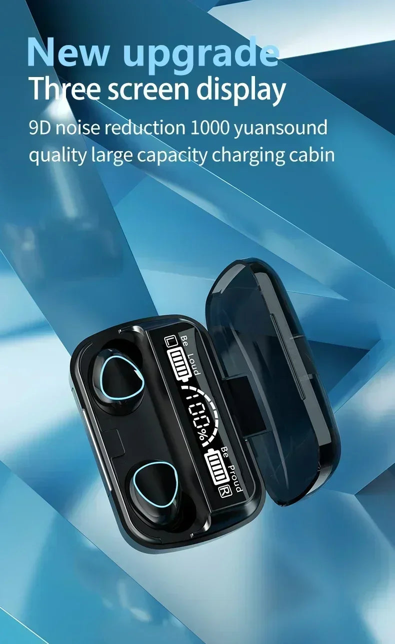 M10 Wireless Headphone Bluetooth Earphones Waterproof Earpieces Sport Earbuds For Huawei Iphone OPPO Xiaomi TWS Music Headset NovaCart