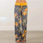 Plus Size Wide-Leg Drawstring Lounge Pants Casual Comfort FitiqueFit