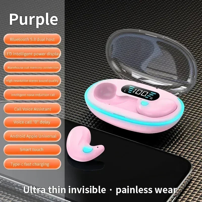 TWS Earphones Wireless Earphones Headphones Noise Reduction Sport Game Sleep Bluetooth Earbuds for all smartphones NovaCart