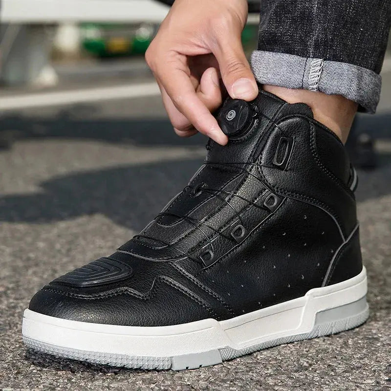 New Motorcycle Boots Men Women Knight Outdoor Riding Anti-slip Spring Sneakers Shoes Bicycle Mountain Racing Road Speed Summer NovaCart
